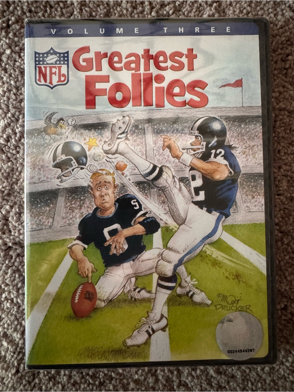 NFL Warner Greatest Follies Volume Three DVD — UNOPENED